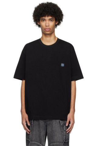 【関税込み】Solid Homme ブラック ポケットTシャツ 241221M213002_1.jpg