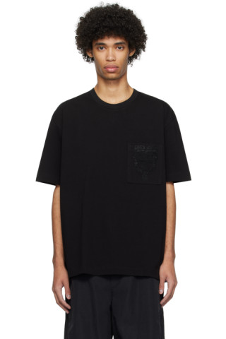 【関税込み】Solid Homme ブラック フェード Tシャツ Solid Hommeのブラック ポケットTシャツがセール中