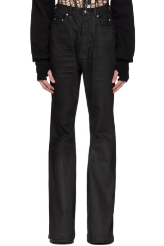 Black Bolan Jeans by Rick Owens on Sale