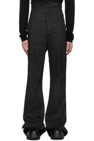 Rick Owens: ブラック Dirt Bolan ジーンズ | SSENSE 日本 