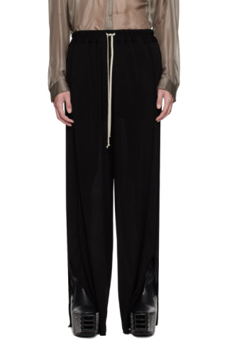 パンツ Lido pants Black Lido Track Pants by Rick Owens on Sale