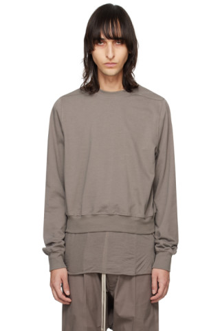 rick owens グレー クルーネック スウェット rick owens グレー クルーネック スウェット