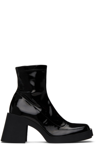 【関税込み】Justine Clenquet ブラック Lucy ブーツ Black Lucy Boots by Justine Clenquet on Sale