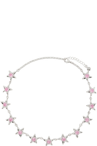 Collina Strada - Silver & Pink Starlink Necklace