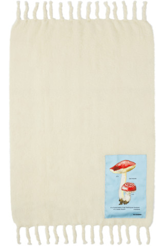 Jil Sander オフホワイト モヘア Mushroom ブランケット | SSENSE 日本