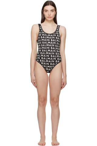 水着・ビーチグッズその他 BALMAIN Women Beachwear BKBUY2250 105 WHITE Balmain White One-Piece Swimsuit