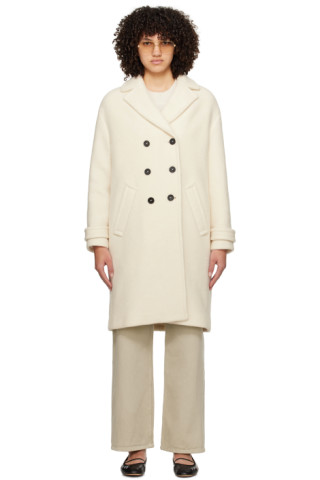 【関税込み】A.P.C. オフホワイト Nola コート A.P.C.のオフホワイト Nola コートがセール中