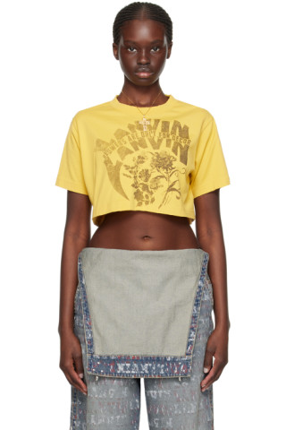 Tシャツ・カットソー LANVIN Fluo Yellow Polyester Blouse 241254F110014_1.jpg