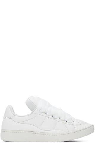 【関税込み】Lanvin ホワイト Curb XL スニーカー Lanvin: White Curb XL Sneakers | SSENSE