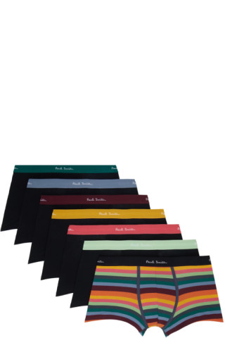 Seven-Pack Multicolor Boxers by Paul Smith on Sale