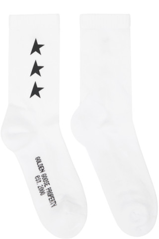 Golden Goose White Socks
