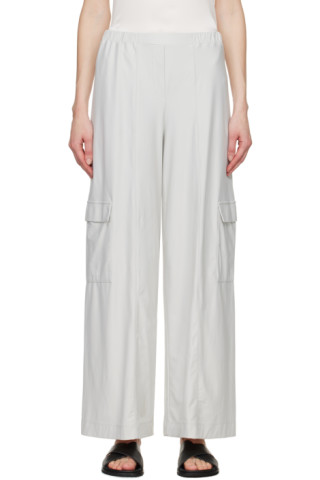 【関税込み】MM by Max Mara オフホワイト Teseo トラウザーズ 241265F087002_1.jpg