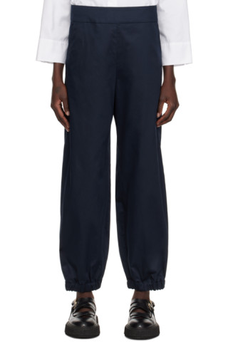 【関税込み】MM by Max Mara ネイビー Ballata トラウザーズ MM by Max Maraのネイビー Candela トラウザーズがセール中