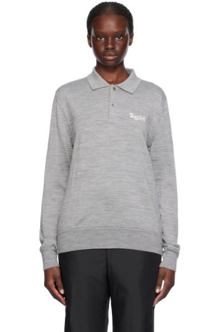 再値下げ！COMME des GARÇONS ポロシャツ S グレー Amazon.co.jp: COMME DE GARCONS CDG POLO SHIRT Polo Shirt