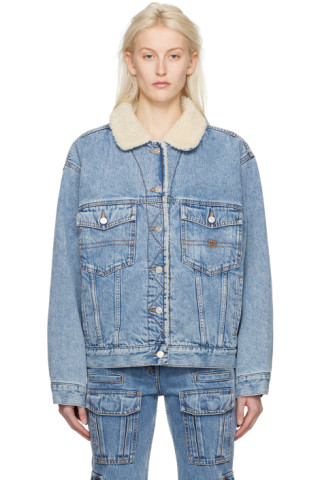 【関税込み】Givenchy ブルー フェード デニムジャケット Givenchyのブルー フェード デニムジャケットがセール中