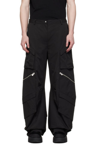 HELIOT EMILのブラック Calyx カーゴパンツがセール中 HELIOT EMILのブラック Calyx カーゴパンツがセール中