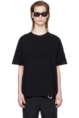 【関税込み】HELIOT EMIL ホワイト Quadratic Tシャツ 241295M213009_1.jpg