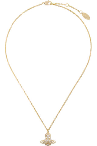 Vivienne Westwood: Gold Natalina Pendant Necklace | SSENSE