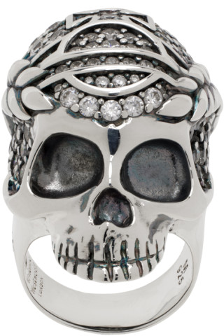 Vivienne Westwood: Silver Skull Ring | SSENSE