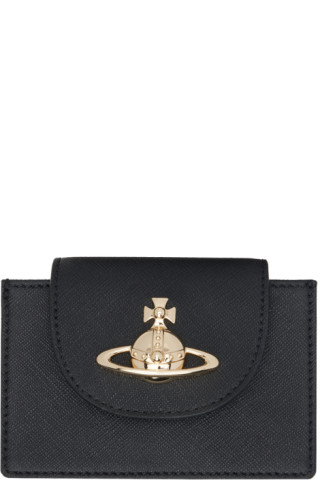 Vivienne Westwood - Black Flap Card Holder