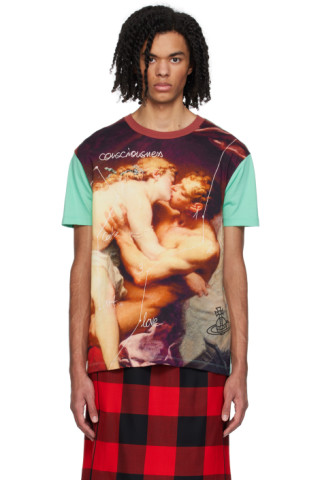 Vivienne Westwood: マルチカラー Kiss Tシャツ | SSENSE 日本