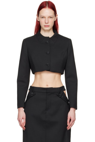 【関税込み】Coperni ブラック トロンプルイユ ジャケット Coperniのブラック トロンプルイユ ジャケットがセール中