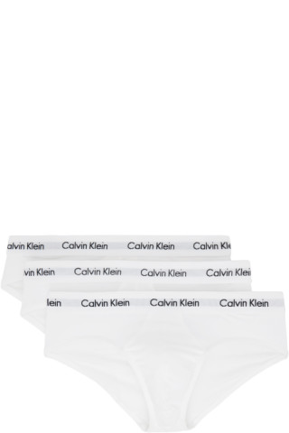 Calvin Klein Underwear: Three-Pack White Briefs