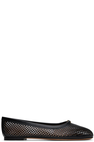 Chloéのブラック Marcie フラットシューズがセール中