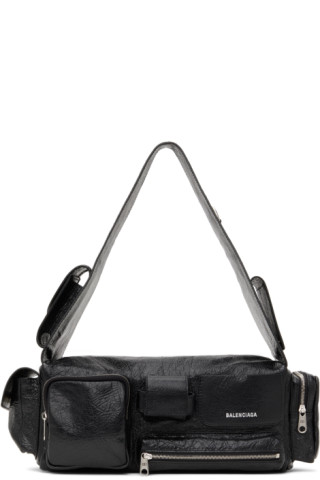 Superbusy Large Sling Bag in Black