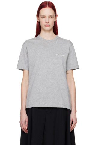 Comme des Garçons Homme Plus - Gray Printed T-Shirt