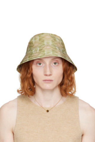 Dries Van Noten★モヘアバケットハット グリーン 関税込 Dries Van Notenのグリーン Gilly バケットハットがセール中