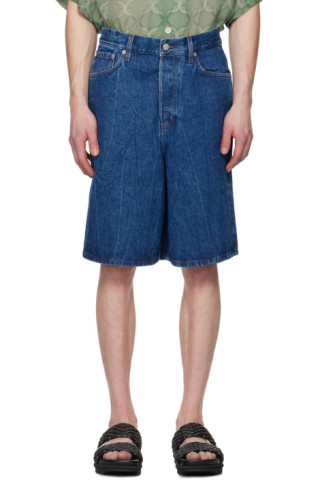 Dries Van Noten★ピラデニムショートパンツ コットン ポケット 241358M193036_1.jpg