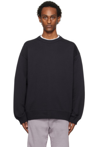 Dries Van Noten: Navy Oversized Sweatshirt | SSENSE