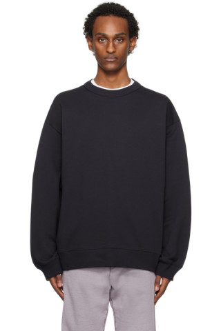 Navy Oversized Sweatshirt by Dries Van Noten on Sale