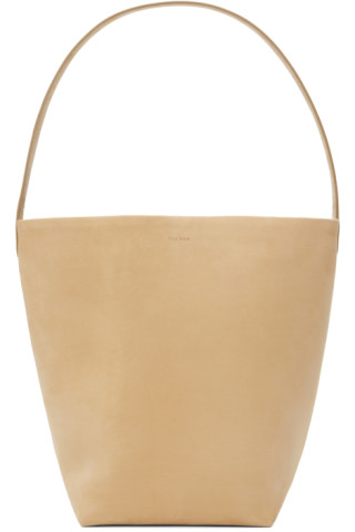 The Row: Beige Medium N/S Park Tote | SSENSE