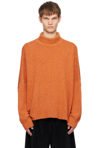 The Row Col roule Cobain orange SSENSE France