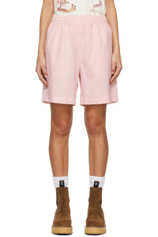 パンツ BURBERRY Skin Pink Nylon Blend Shorts 241376F088002_1.jpg