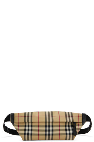 ショルダーバッグ BURBERRY STEVIE BELT BAG Stevie checked belt bag in multicoloured - Burberry | Mytheresa