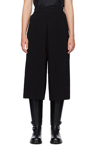 【関税込み】ann demeulemeester 'Janita' skirt Ann Demeulemeester Black Janita Maxi Skirt | REVERSIBLE