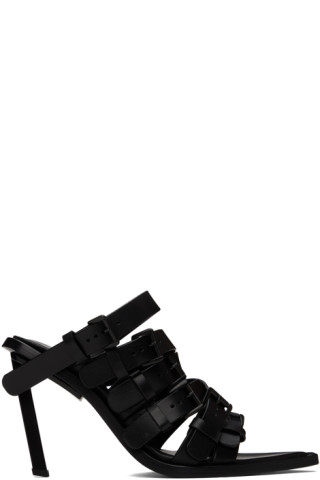 Ann Demeulemeesterのブラック Nel ミュールがセール中
