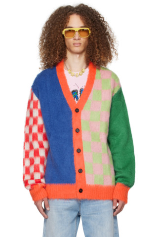 カーディガン MARNI - &amp;lavender knit. Blue Striped Cardigan by Marni on Sale