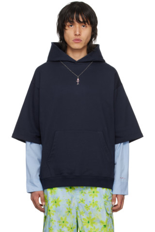 (正規店出品)MARNI LAYERED SWEAT HOODIE BLUE/KYANITE 241379M204000_1.jpg