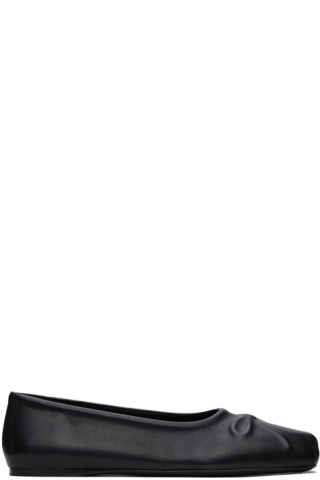 【関税込み】Marni ブラック Little Bow フラットシューズ Marniのブラック Little Bow フラットシューズがセール中