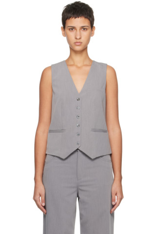 Staud Brett Vest - Periwinkle