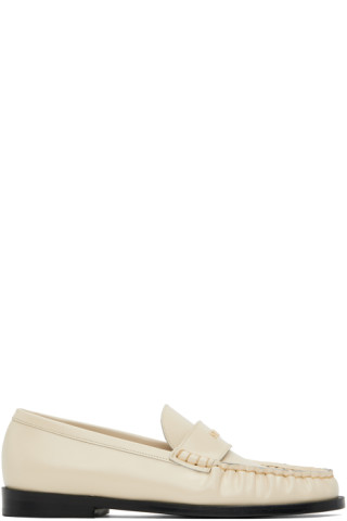 【関税込み】Staud オフホワイト Loulou ローファー Off-White Loulou Loafers by Staud on Sale