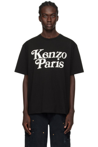 Kenzo: Black Kenzo Paris VERDY Edition T-Shirt | SSENSE