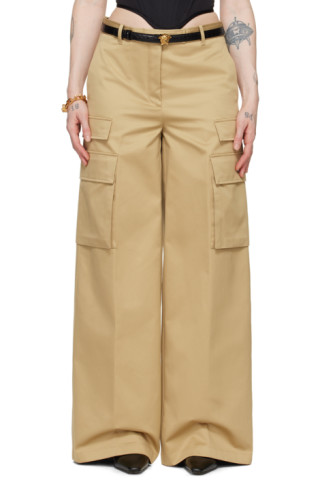 【関税込み】Versace ベージュ Informal トラウザーズ Versaceのベージュ Informal トラウザーズがセール中