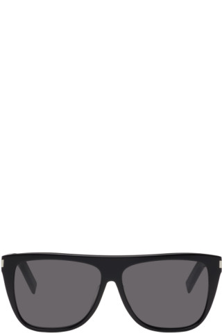 Saint Laurent - Men - New Wave square-frame Acetate Sunglasses Black