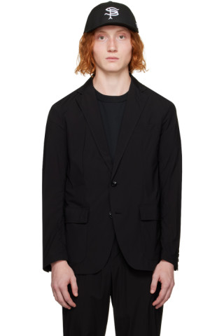 SOPHNET.: Black Packable 2B Blazer | SSENSE Canada