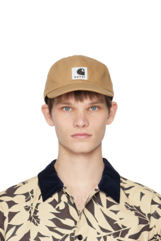 sacai: Beige Carhartt WIP Edition Cap | SSENSE